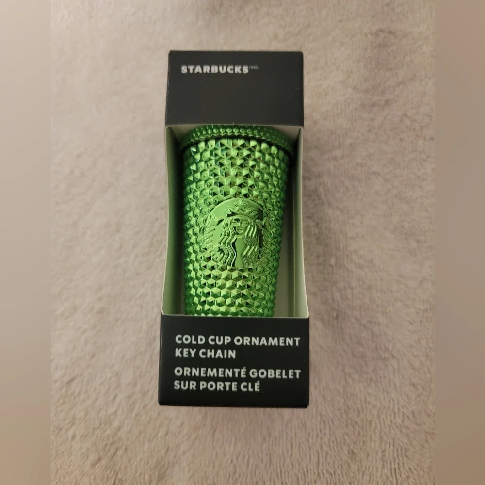 Starbucks 2023 Cold Cup Ornament Key Chain‎ Green